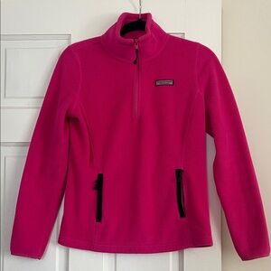 Vineyard Vines Hot Pink Fleece Pullover